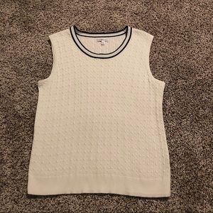 Vintage white Sweater vest
